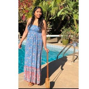 Spell Designs Inspired Vintage 70’s Maxi Dress